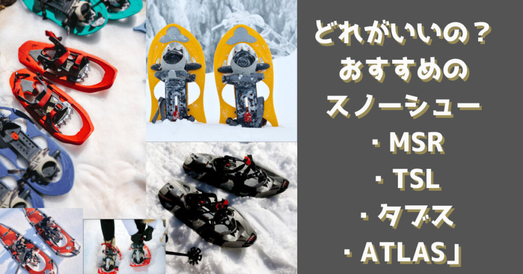 【2024年】おすすめのスノーシュー「MSR・TSL・タブス・ATLAS」 ヤマノブログ